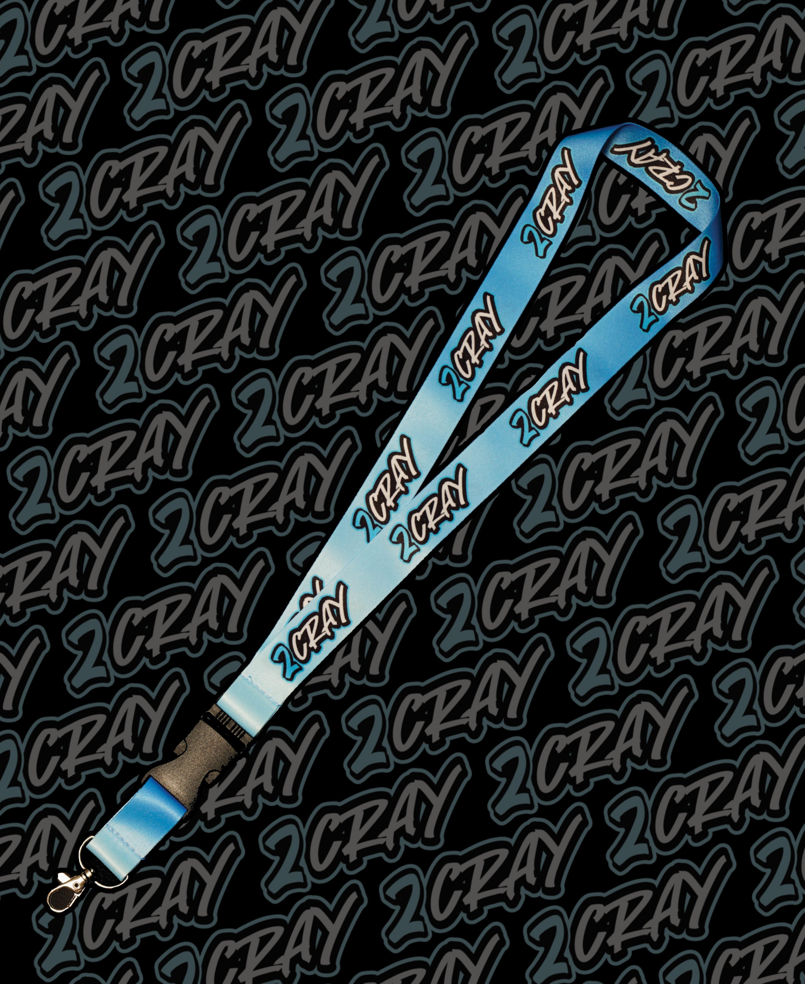 Blue 2Cray Lanyard