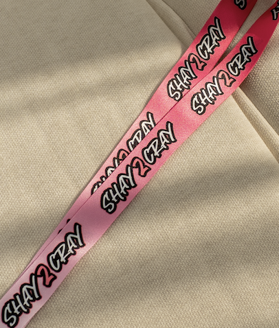 Shay2Cray Pink Lanyard