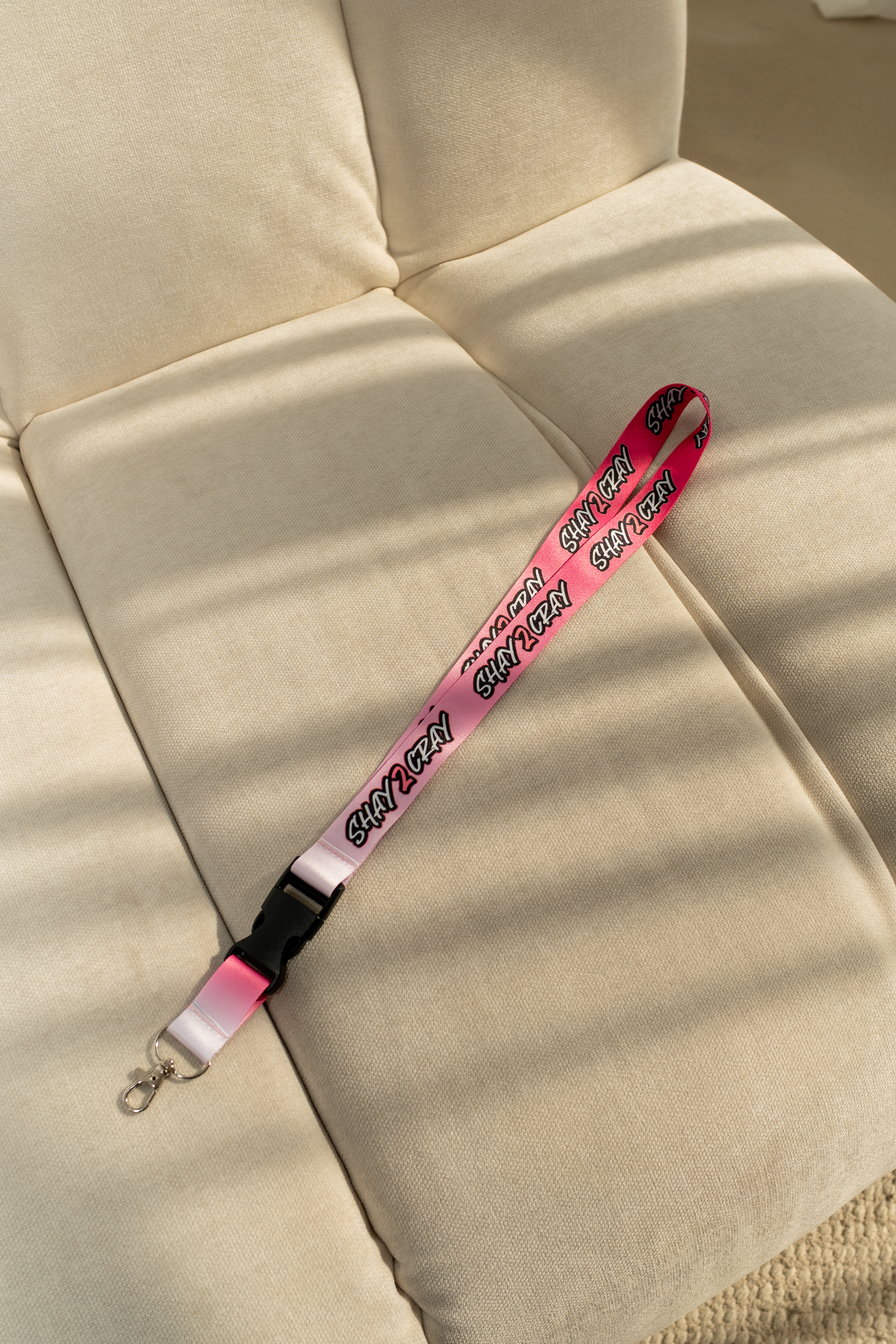 Shay2Cray Pink Lanyard